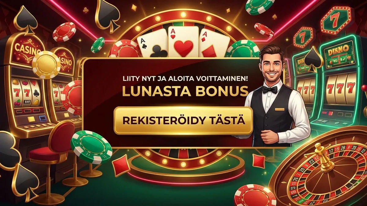Rekisteröidy bonuksen kanssa
